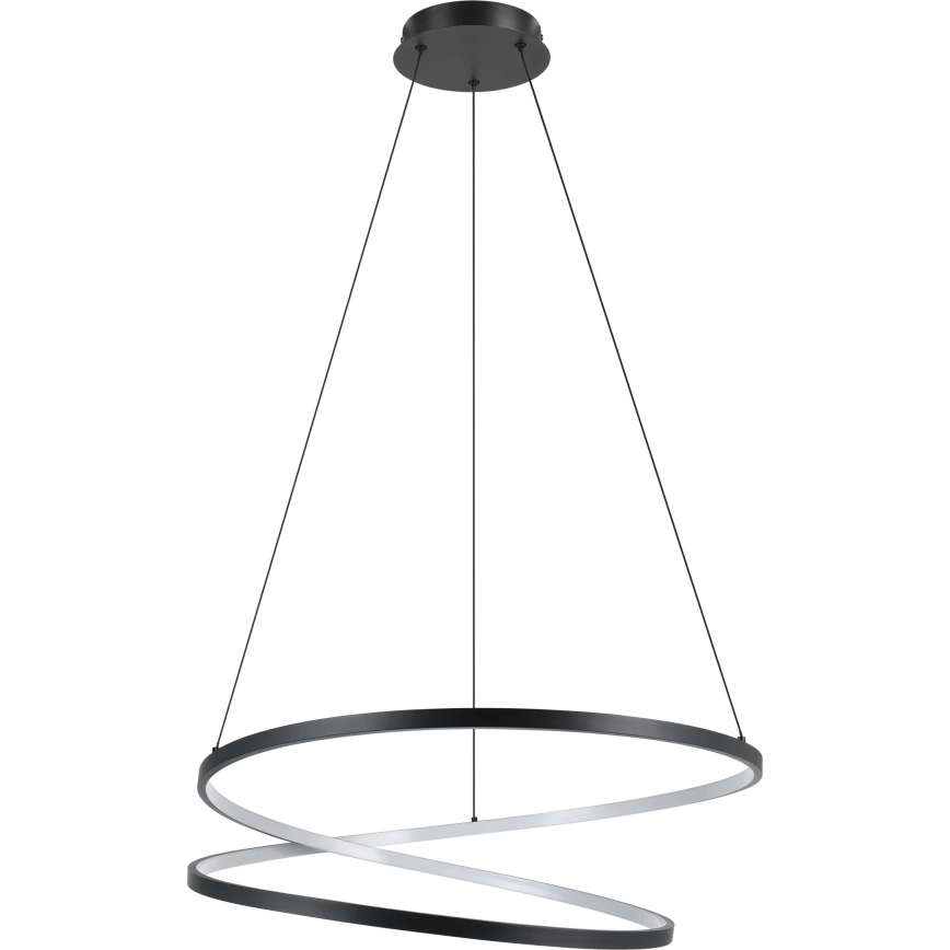Eglo - LED-kattokruunu johdossa LED/42W/230V 3000K musta