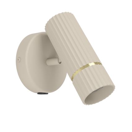 Eglo - LED-seinävalaisin 1xGU10/5W/230V 3000K beige