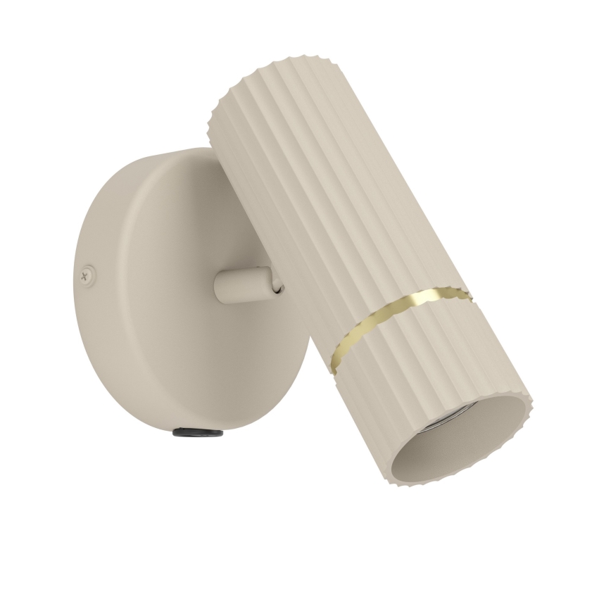 Eglo - LED-seinävalaisin 1xGU10/5W/230V 3000K beige
