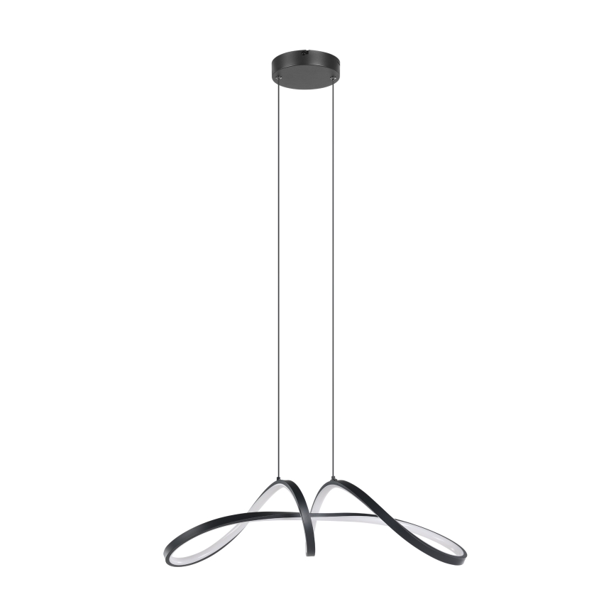 Eglo - LED RGBW Himmennettävä kattokruunu johdossa LED/22W/230V 2700-6500K musta