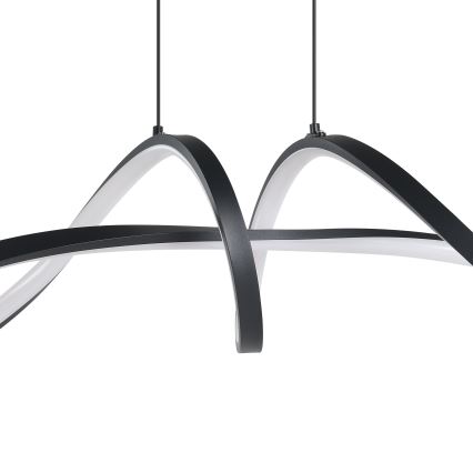 Eglo - LED RGBW Himmennettävä kattokruunu johdossa LED/22W/230V 2700-6500K musta