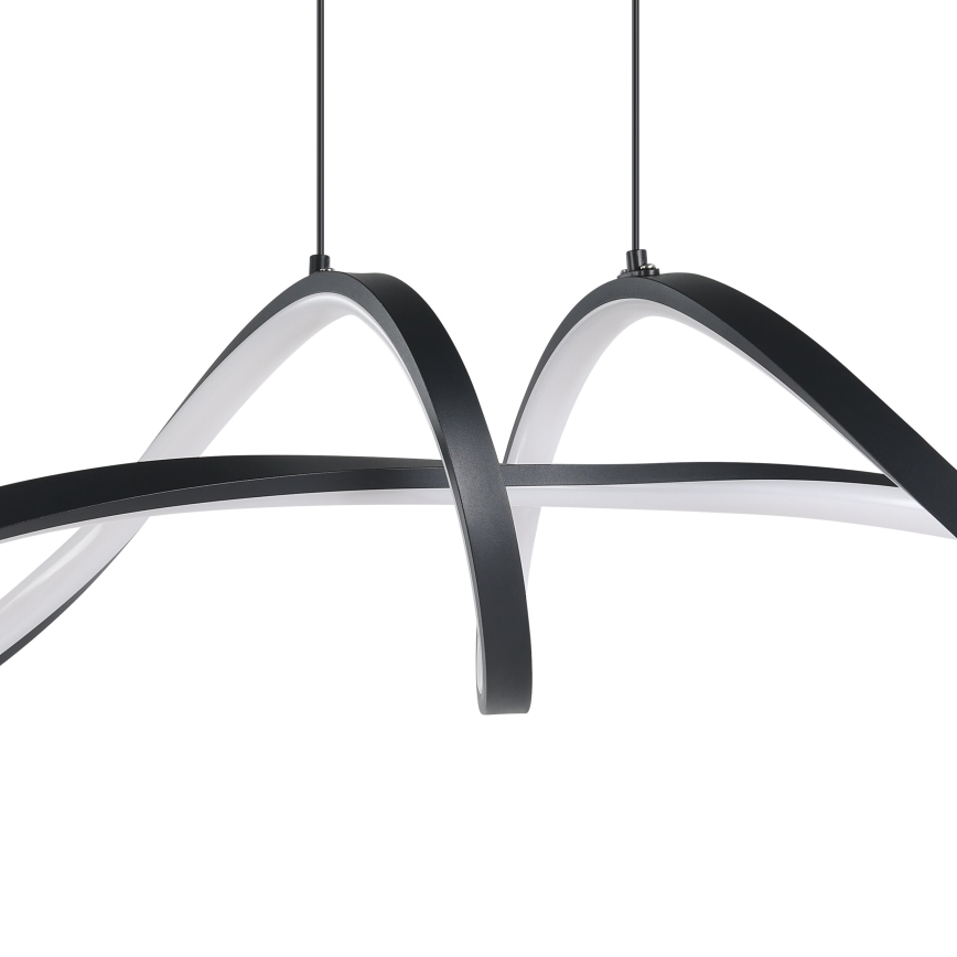 Eglo - LED RGBW Himmennettävä kattokruunu johdossa LED/22W/230V 2700-6500K musta
