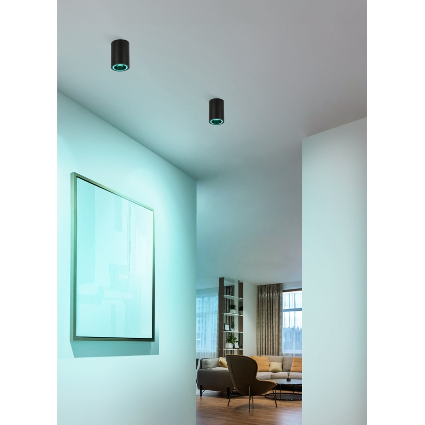 Eglo - LED RGBW Himmennettävä kohdevalo LED/4,9W/230V 2700-6500K musta