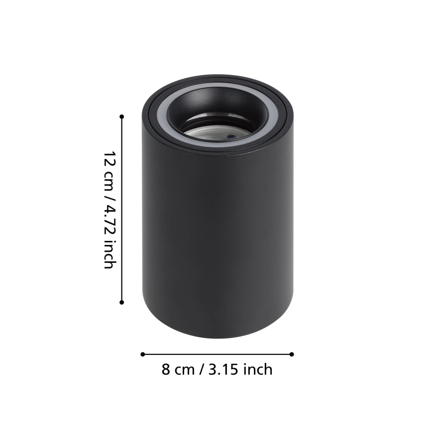 Eglo - LED RGBW Himmennettävä kohdevalo LED/4,9W/230V 2700-6500K musta