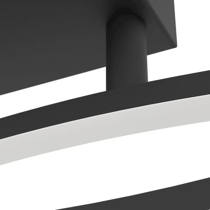 Eglo - LED-kattovalaisin LED/12W/230V 4000K musta