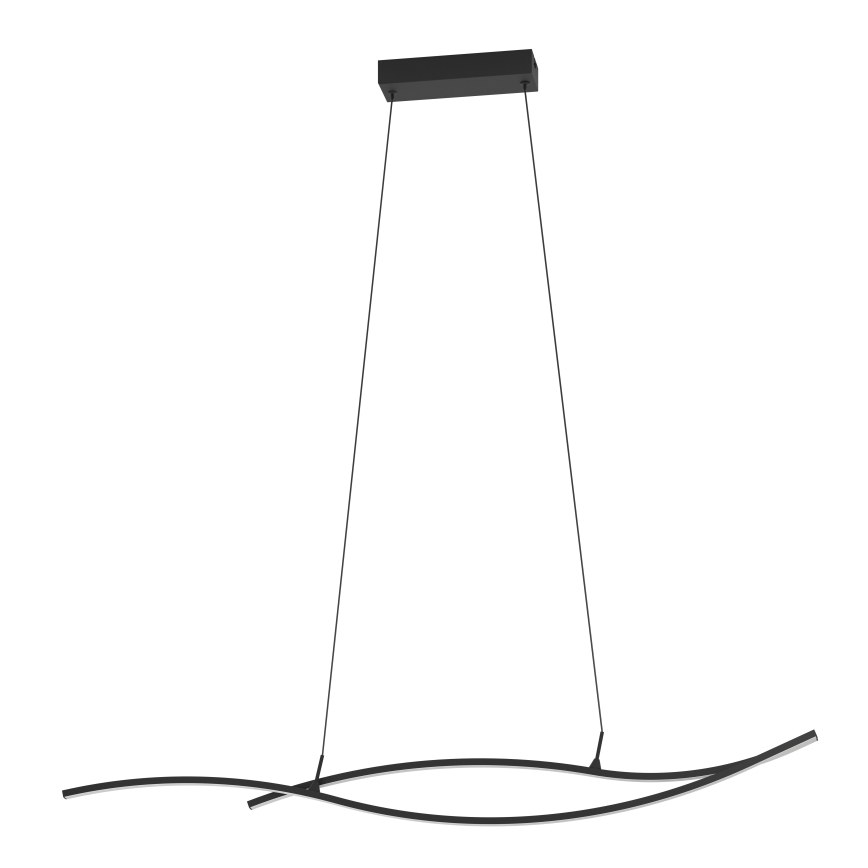 Eglo - LED-kattokruunu johdossa LED/20W/230V 4000K musta