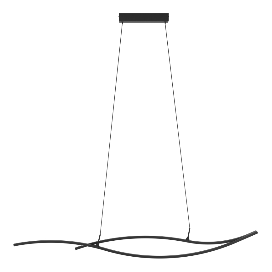 Eglo - LED-kattokruunu johdossa LED/20W/230V 4000K musta