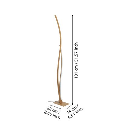 Eglo - LED-lattiavalaisin LED/20W/230V 4000K beige