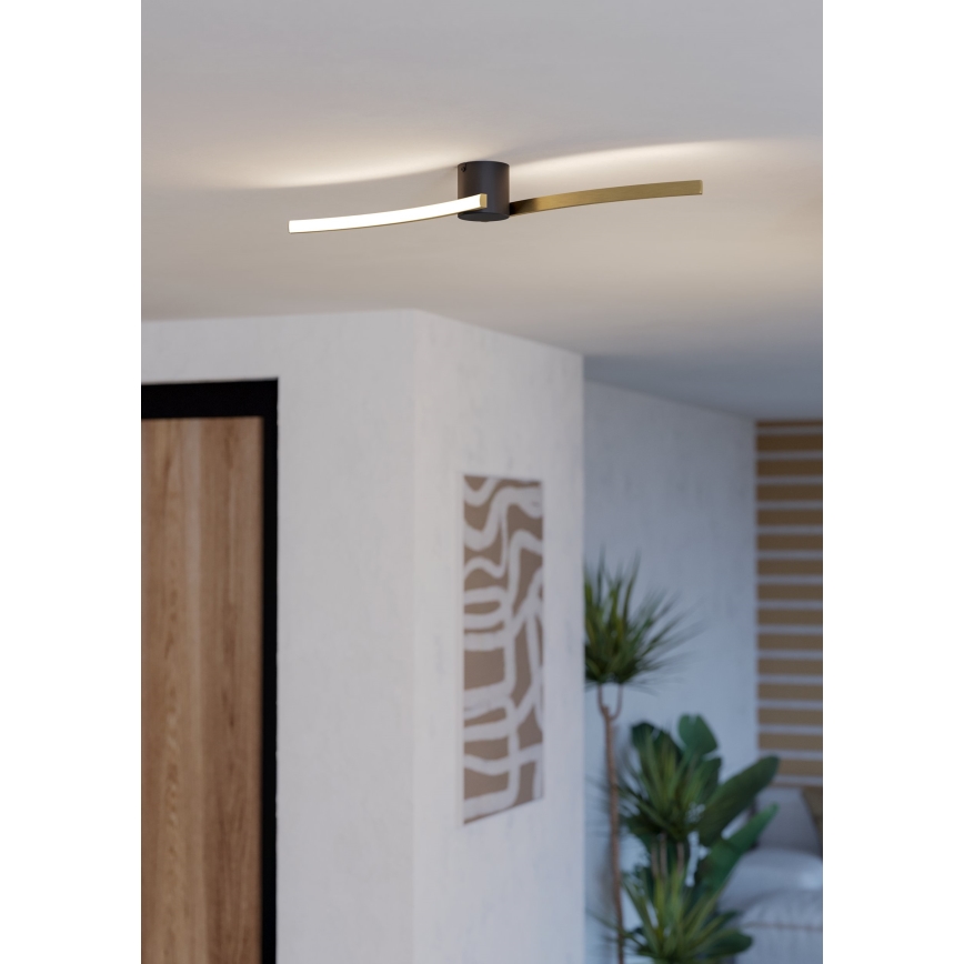 Eglo - LED-kattovalaisin LED/12W/230V 4000K kulta