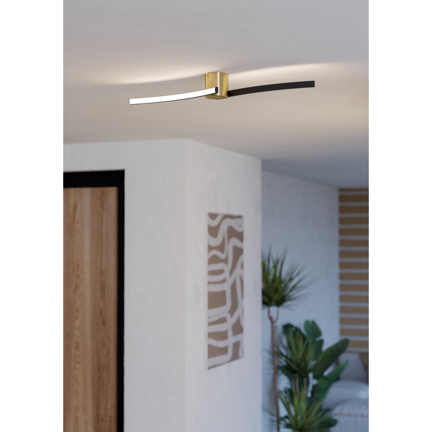 Eglo - LED-kattovalaisin LED/12W/230V 4000K musta