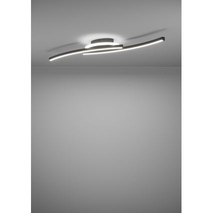 Eglo - LED-kattovalaisin LED/12W/230V 4000K musta