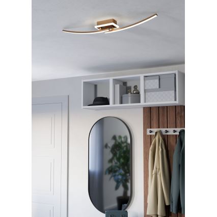 Eglo - LED-kattovalaisin LED/12W/230V 4000K kupari