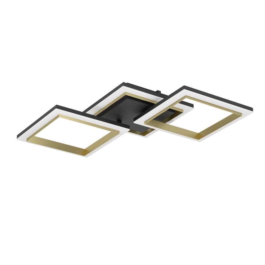 Eglo - Himmennettävä LED-kattovalaisin LED/20W/230V 4000K musta/kulta
