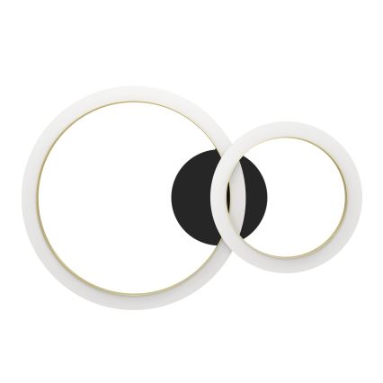 Eglo - Himmennettävä LED-kattovalaisin LED/12W/230V 4000K musta/kulta