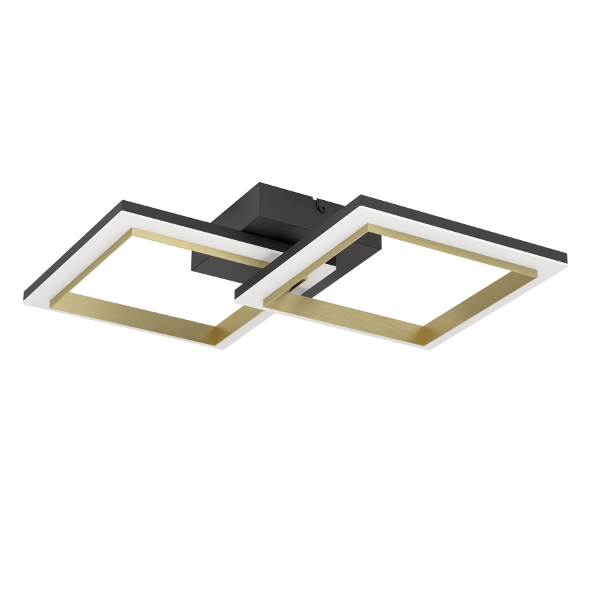 Eglo - Himmennettävä LED-kattovalaisin LED/18,4W/230V 4000K musta/kulta