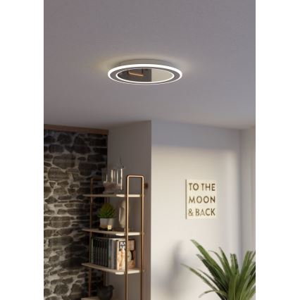 Eglo - Himmennettävä LED-kattovalaisin LED/20W/230V 2700-6500K valkoinen + kauko-ohjaus