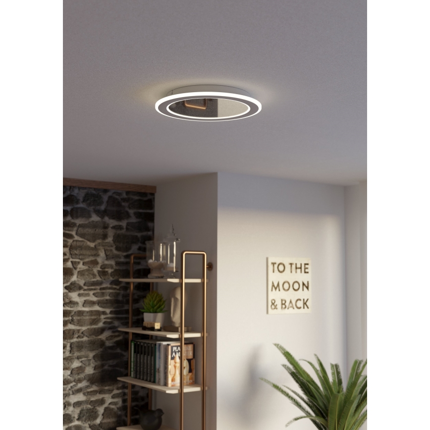 Eglo - Himmennettävä LED-kattovalaisin LED/20W/230V 2700-6500K valkoinen + kauko-ohjaus