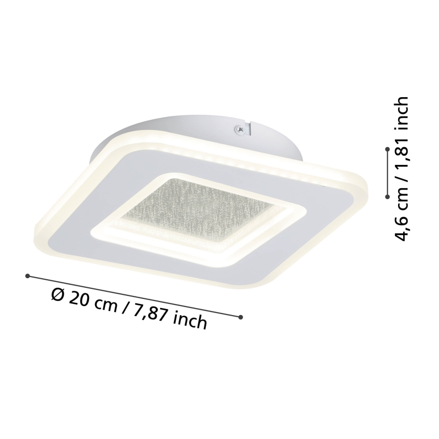 Eglo - LED-seinävalaisin LED/12W/230V 4000K valkoinen