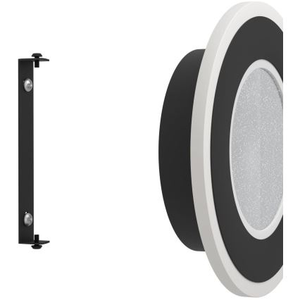 Eglo - LED-seinävalaisin LED/12W/230V 4000K musta
