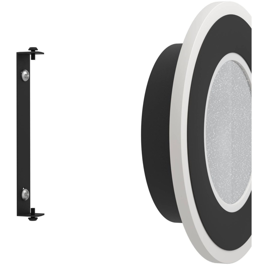 Eglo - LED-seinävalaisin LED/12W/230V 4000K musta