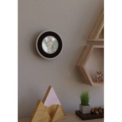 Eglo - LED-seinävalaisin LED/12W/230V 4000K musta