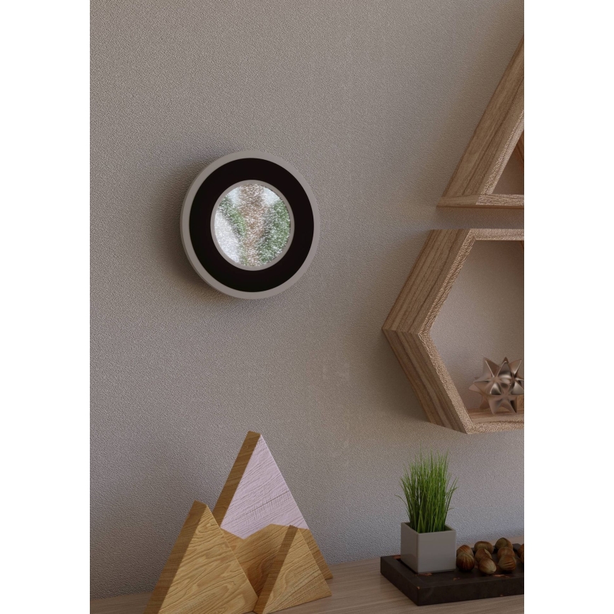 Eglo - LED-seinävalaisin LED/12W/230V 4000K musta