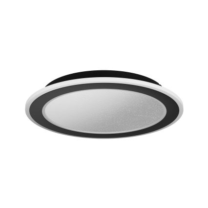 Eglo - Himmennettävä LED-kattovalaisin LED/20W/230V 2700-6500K musta + kauko-ohjaus