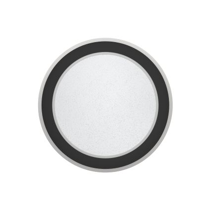 Eglo - Himmennettävä LED-kattovalaisin LED/20W/230V 2700-6500K musta + kauko-ohjaus