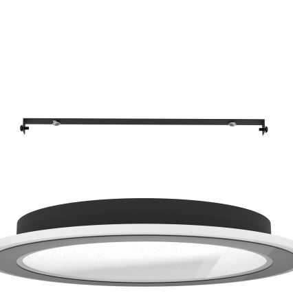 Eglo - Himmennettävä LED-kattovalaisin LED/20W/230V 2700-6500K musta + kauko-ohjaus
