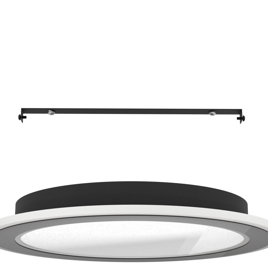 Eglo - Himmennettävä LED-kattovalaisin LED/20W/230V 2700-6500K musta + kauko-ohjaus