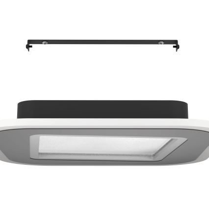 Eglo - Himmennettävä LED-kattovalaisin LED/20W/230V 2700-6500K musta + kauko-ohjaus
