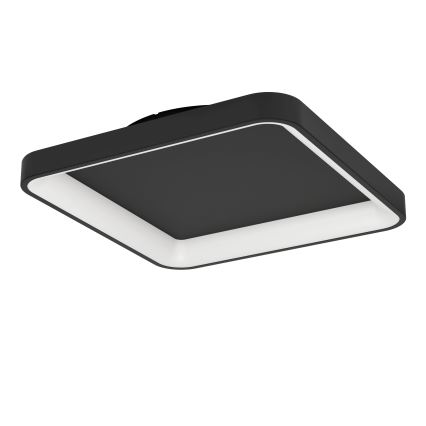 Eglo - Himmennettävä LED-kattovalaisin LED/12W/230V 2700-6500K musta + kauko-ohjaus