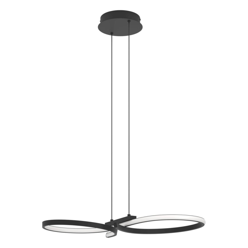 Eglo - LED-kattokruunu johdossa LED/21W/230V 3000K musta