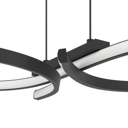 Eglo - LED-kattokruunu johdossa LED/21W/230V 3000K musta