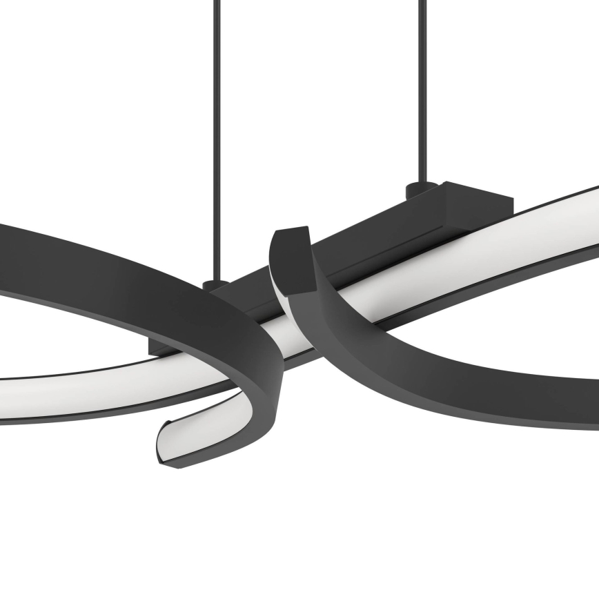 Eglo - LED-kattokruunu johdossa LED/21W/230V 3000K musta