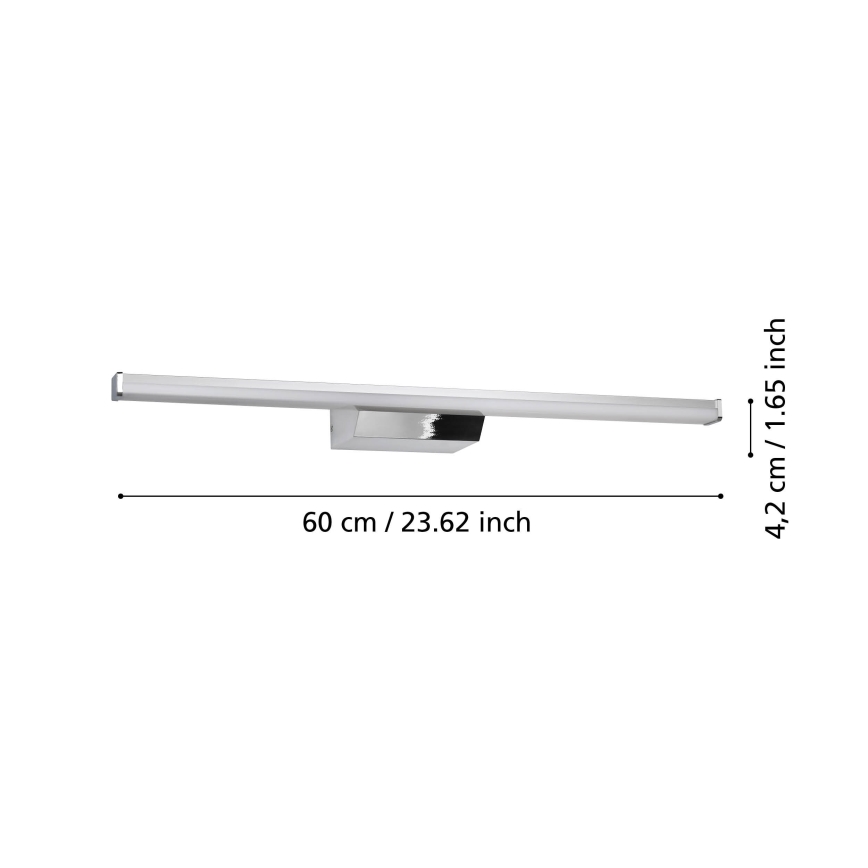 Eglo - LED RGBW Himmennettävä kylpyhuone Peilivalaistus LED/12W/230V 2700-6500K IP44 mattakromi