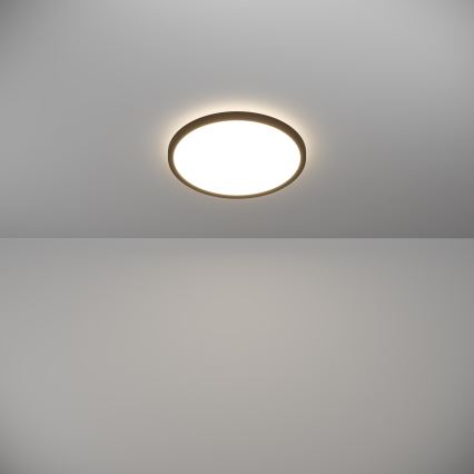 Eglo - LED-ulkokattovalaisin LED/13,9W/230V 2700/4000/6500K halkaisija 30 cm IP44 musta