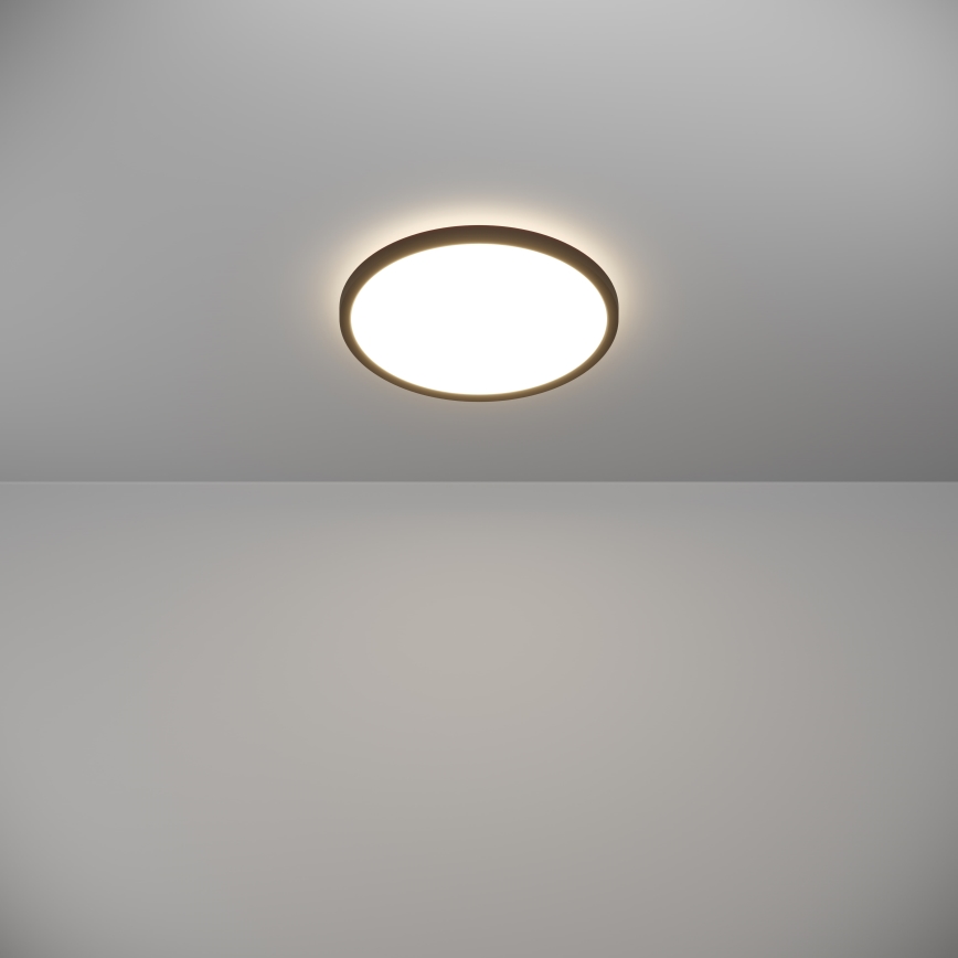 Eglo - LED-ulkokattovalaisin LED/13,9W/230V 2700/4000/6500K halkaisija 30 cm IP44 musta
