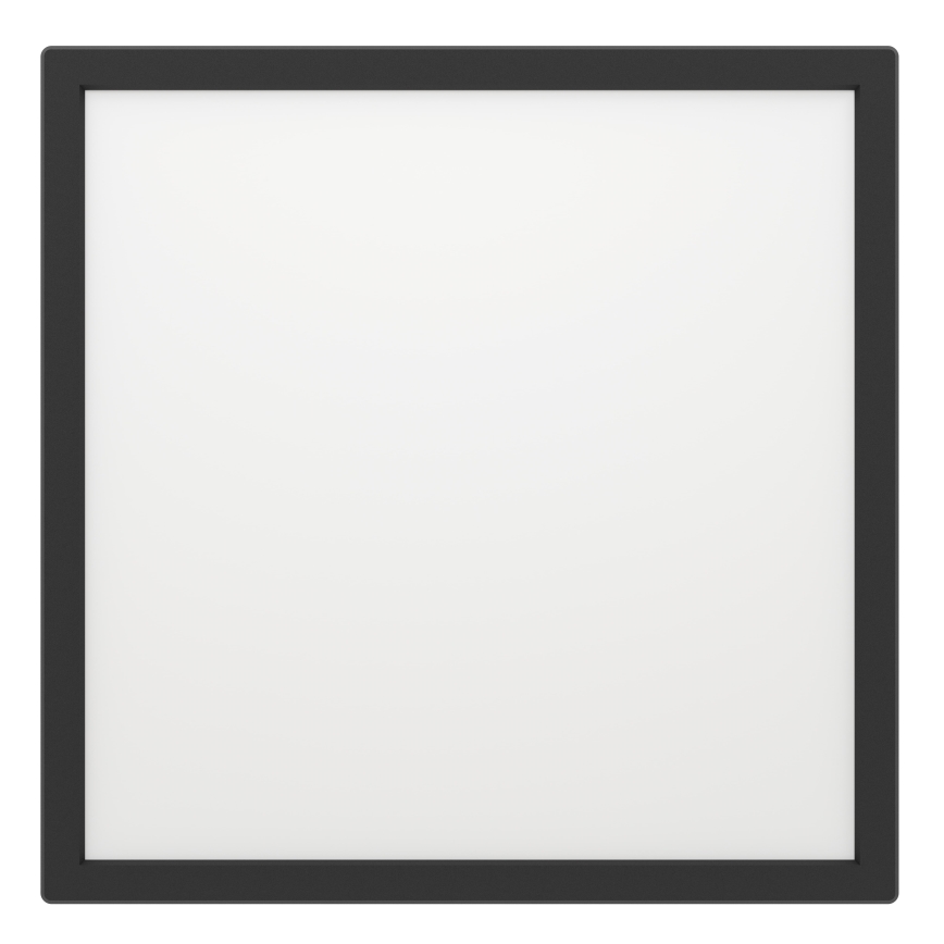 Eglo - LED-ulkokattovalaisin LED/13,4W/230V 2700/4000/6500K 29x29 cm IP44 musta