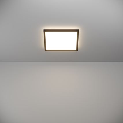 Eglo - LED-ulkokattovalaisin LED/13,4W/230V 2700/4000/6500K 29x29 cm IP44 musta