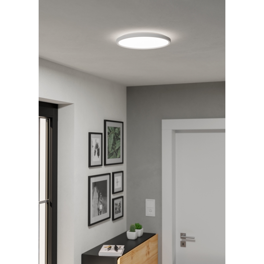 Eglo - LED-ulkokattovalaisin LED/13,9W/230V 2700/4000/6500K halkaisija 30 cm IP44 valkoinen
