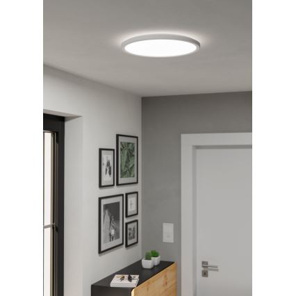 Eglo - LED-ulkokattovalaisin LED/18,5W/230V 2700/4000/6500K halkaisija 38,9 cm IP44 valkoinen