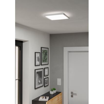 Eglo - LED-ulkokattovalaisin LED/13,4W/230V 2700/4000/6500K 29x29 cm IP44 valkoinen