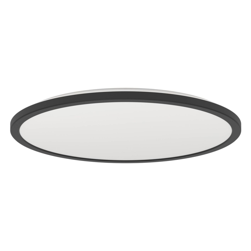 Eglo - LED Himmennettävä ulko katto kevyt LED/16,8W/230V 2700-6500K halkaisija 50 cm IP44 musta + kauko-ohjaus