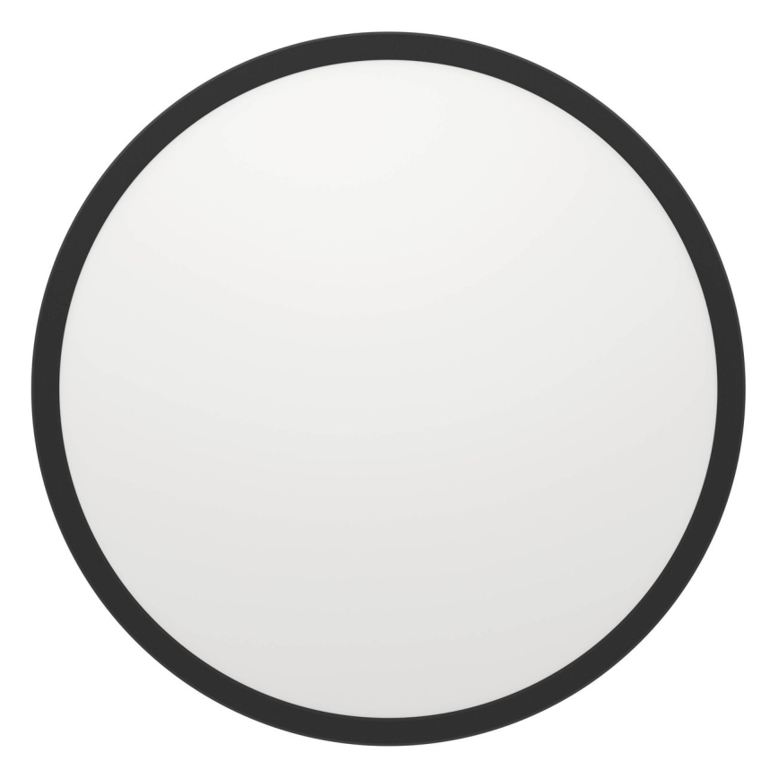 Eglo - LED Himmennettävä ulko katto kevyt LED/16,8W/230V 2700-6500K halkaisija 50 cm IP44 musta + kauko-ohjaus