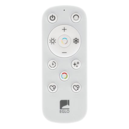 Eglo - LED Himmennettävä ulko katto kevyt LED/16,8W/230V 2700-6500K halkaisija 50 cm IP44 musta + kauko-ohjaus