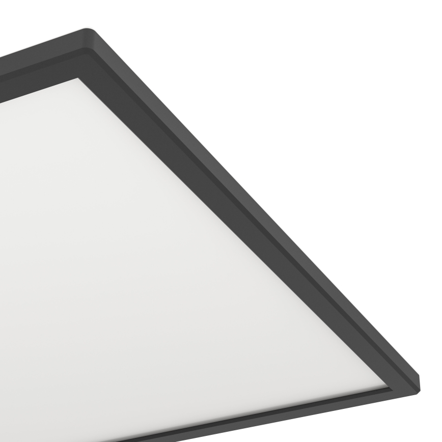 Eglo 901457 - LED Himmennettävä ulko katto kevyt LED/17W/230V 2700-6500K 50x50 cm IP44 musta + kauko-ohjaus