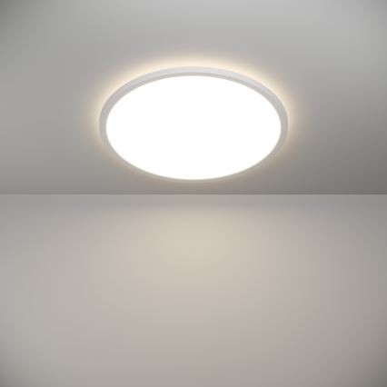 Eglo - LED Himmennettävä ulko katto kevyt LED/16,8W/230V 2700-6500K halkaisija 50 cm IP44 valkoinen + kauko-ohjaus