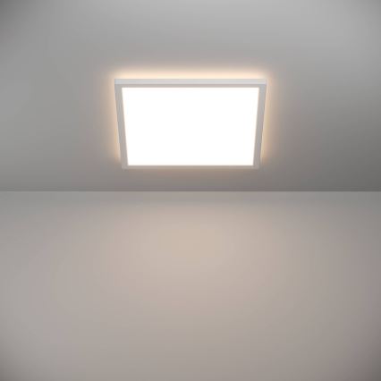 Eglo - LED Himmennettävä ulko katto kevyt LED/17,6W/230V 2700-6500K 39x39 cm IP44 valkoinen + kauko-ohjaus