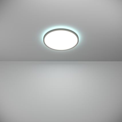 Eglo - LED RGBW Himmennettävä ulko katto kevyt LED/13,9W/230V 2700-6500K halkaisija 30 cm IP44 musta ZigBee